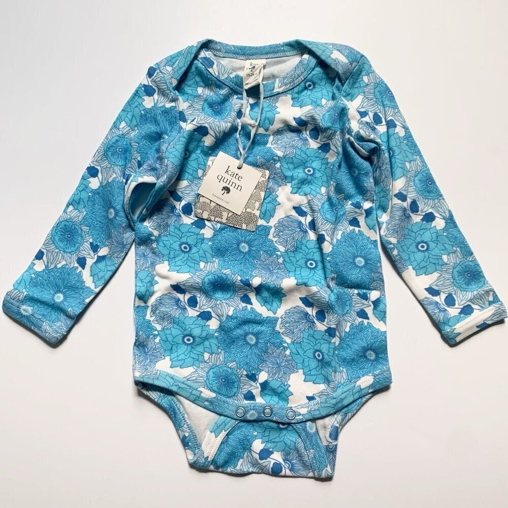 NWT Kate Quinn Organics baby girl bodysuit 18-24 months